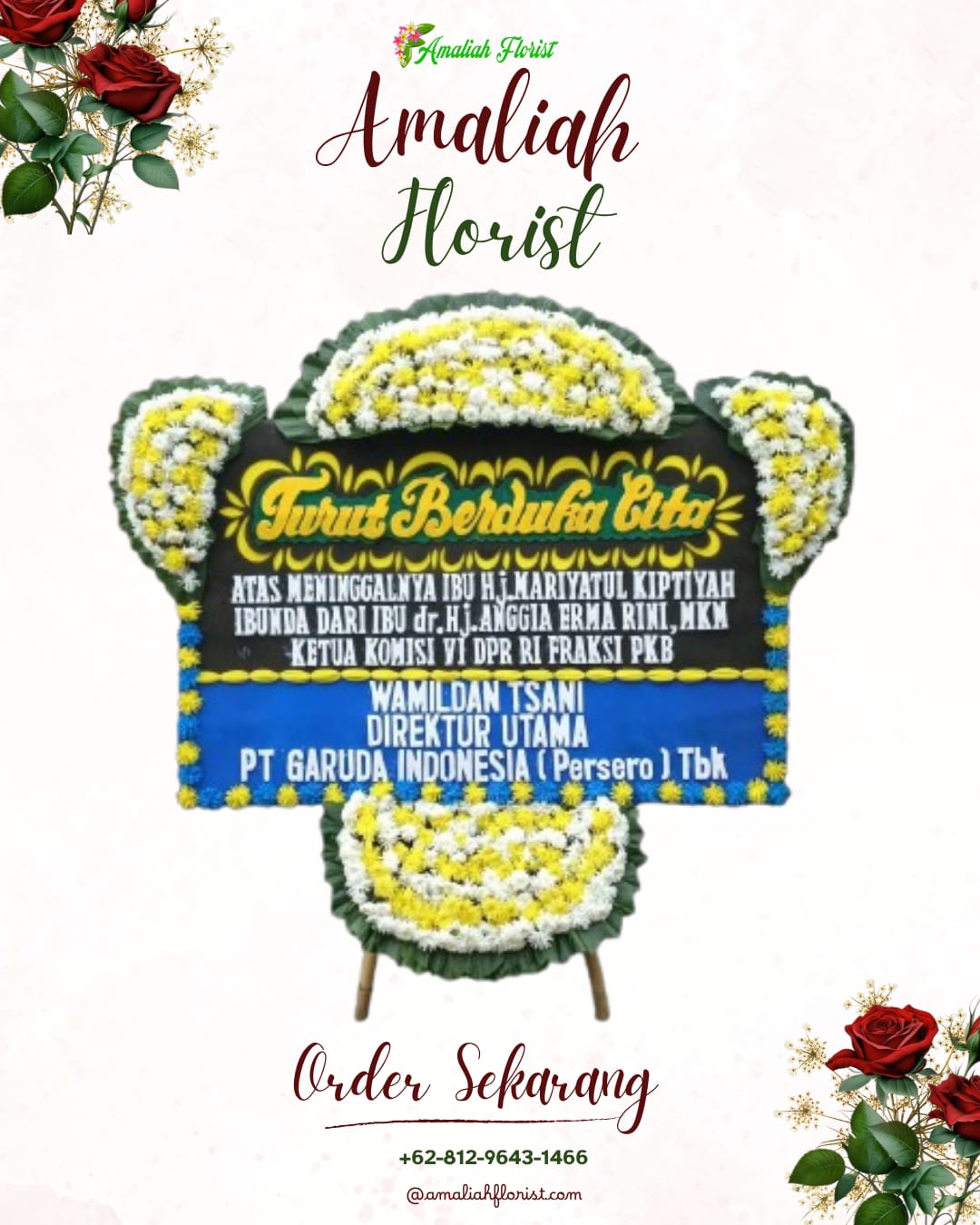 Papan Bunga Duka Angsana